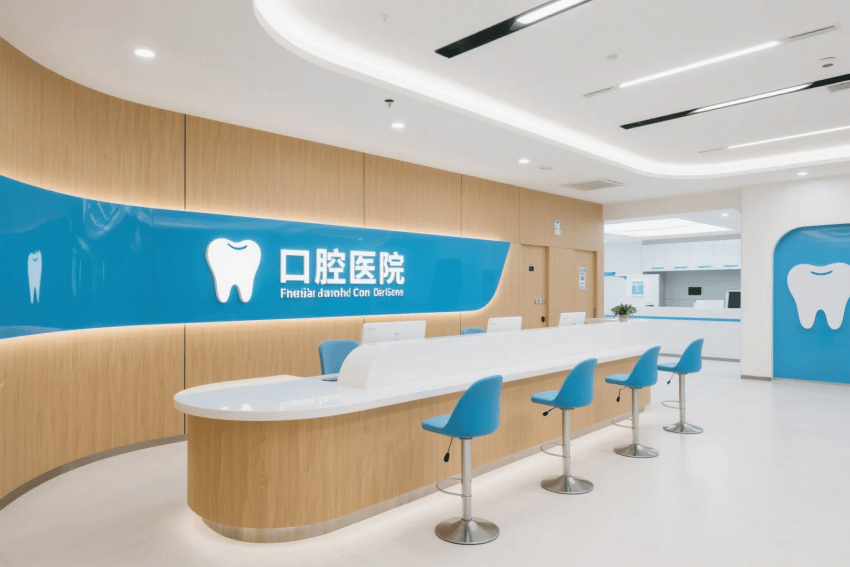 合肥2000平口腔醫院設計效果分享